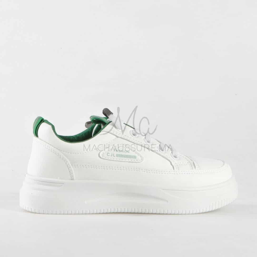 Beleev – Baskets enfants en Vert.