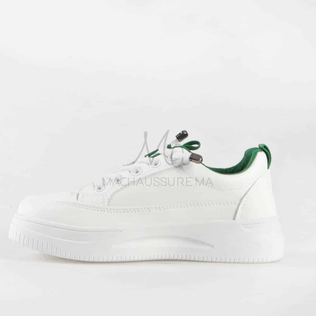 Beleev – Baskets enfants en Vert.
