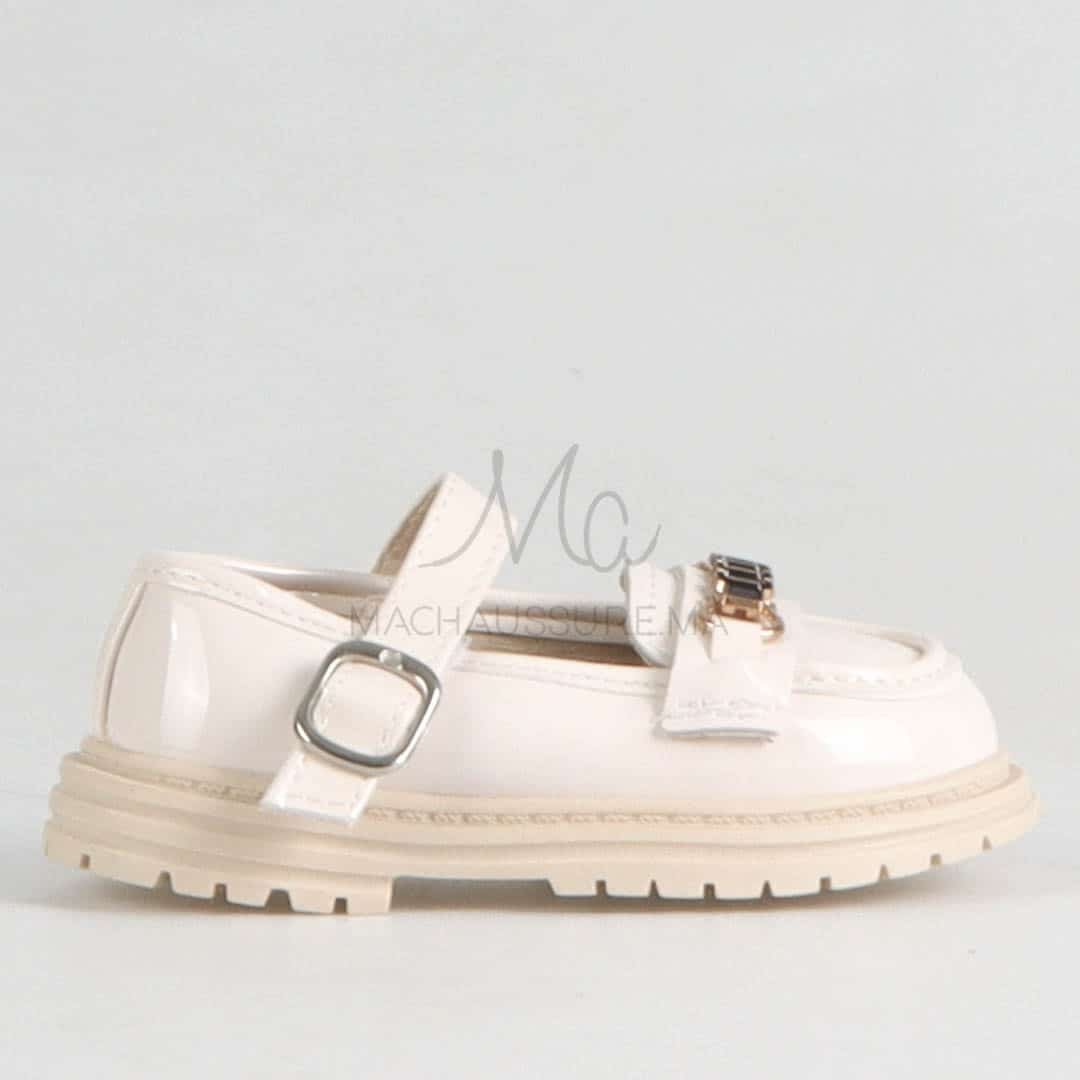 LENA - Ballerines pour fille en Beige (21-25).