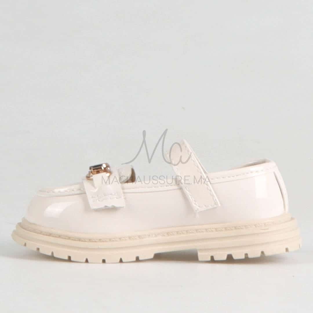 LENA - Ballerines pour fille en Beige (21-25).