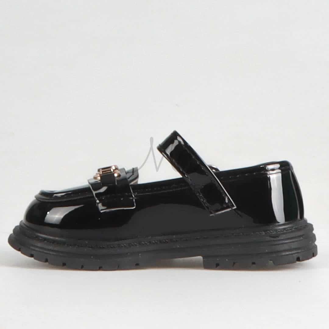 LENA - Ballerines pour fille en Noir (21-25).