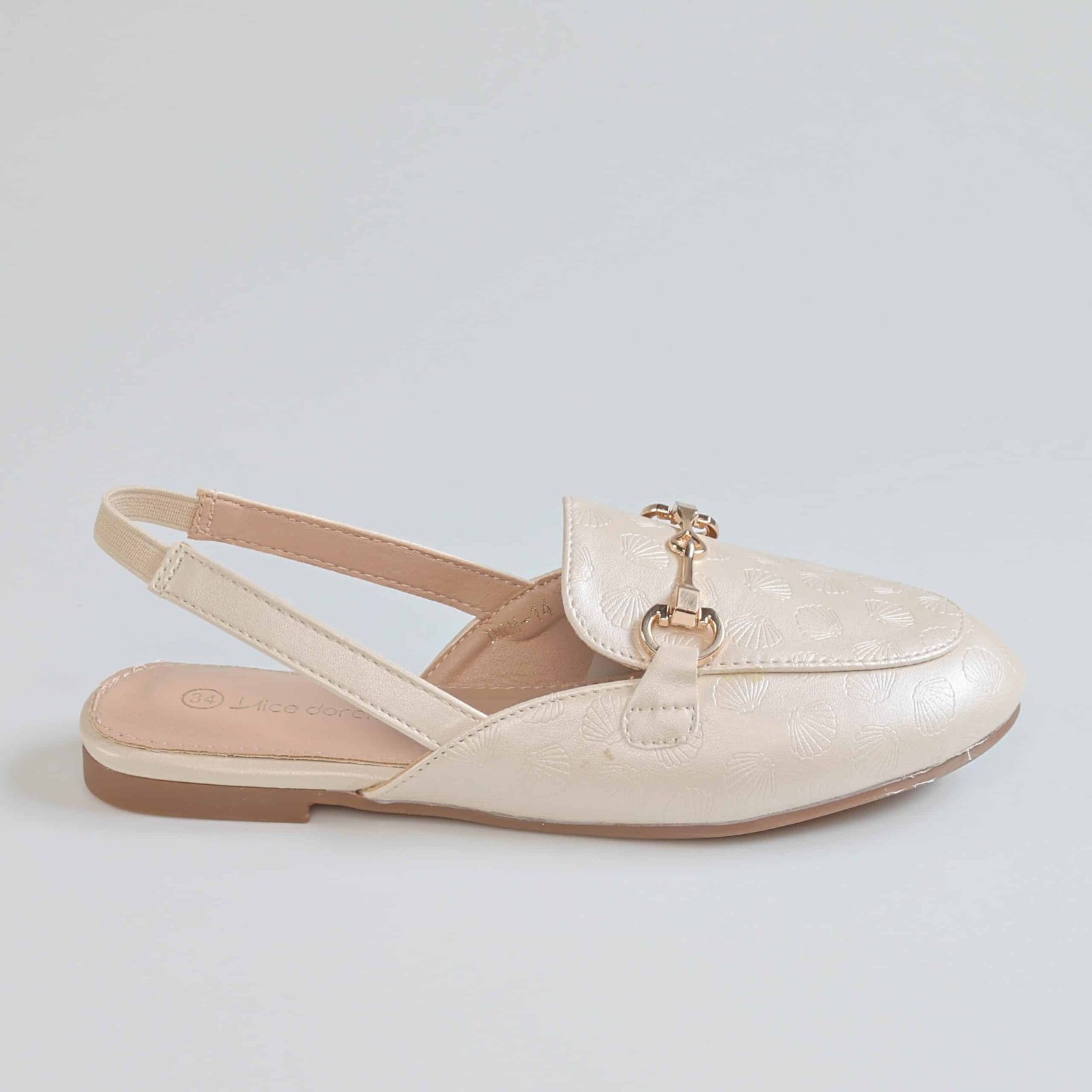 Cute Shine – Ballerines Fille en Beige.