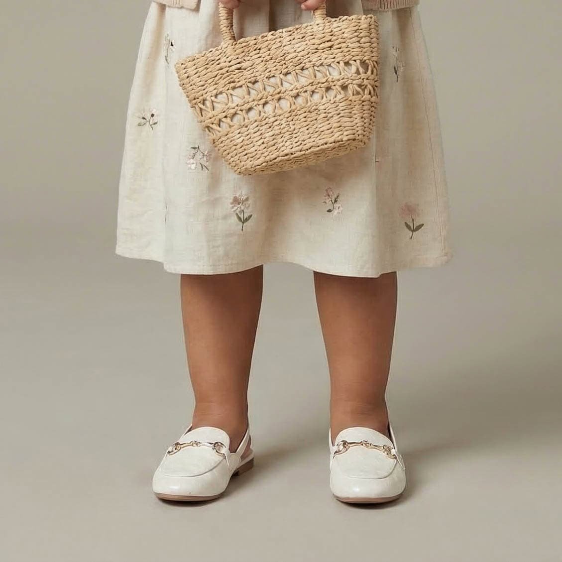 Cute Shine – Ballerines Fille en Beige.