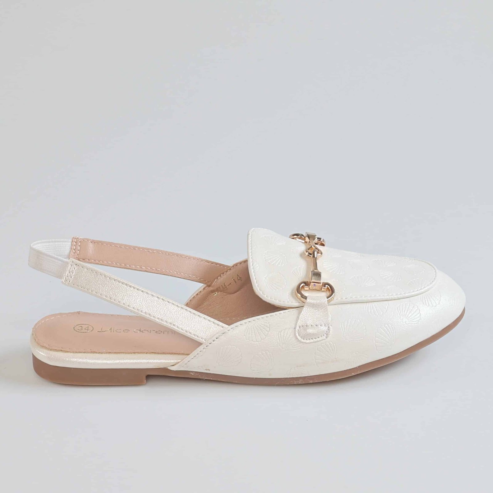 Cute Shine – Ballerines Fille en Blanc.