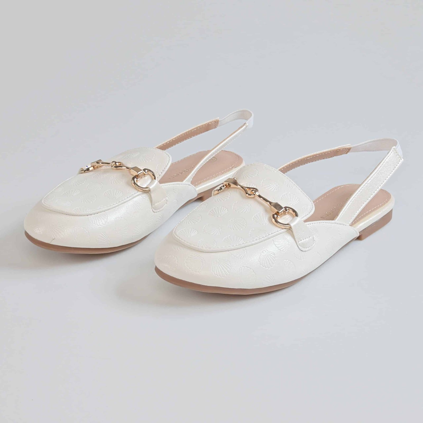 Cute Shine – Ballerines Fille en Blanc.