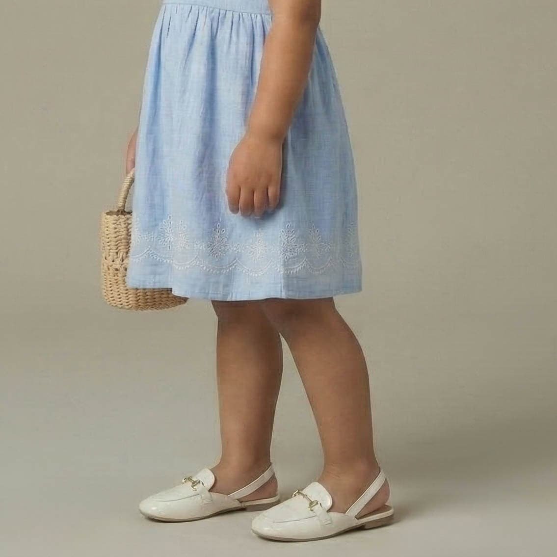 Cute Shine – Ballerines Fille en Blanc.