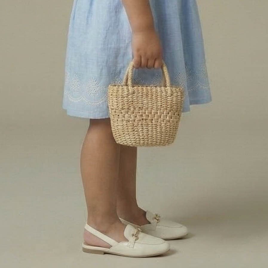 Cute Shine – Ballerines Fille en Blanc.