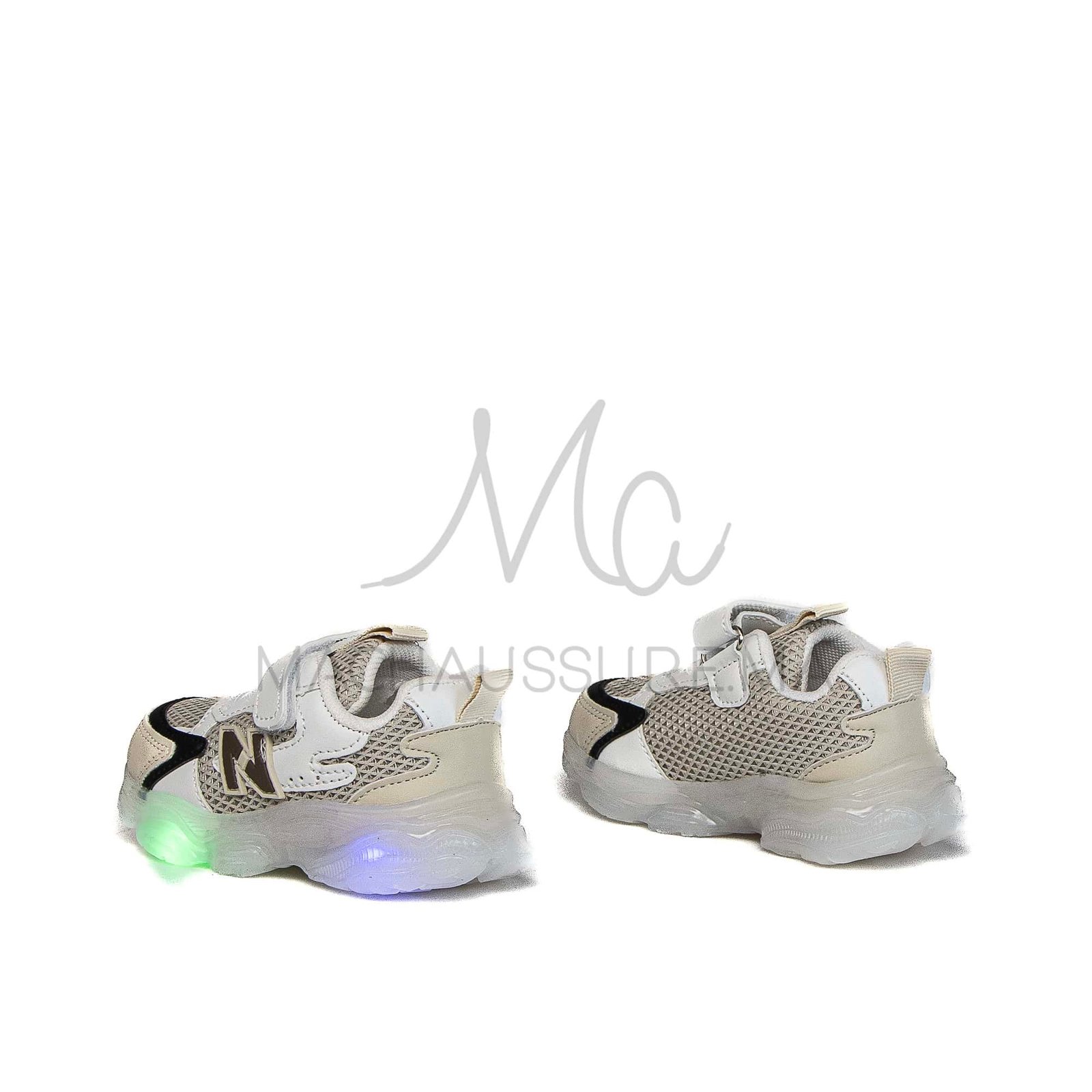 Jad – Baskets enfants en Beige.