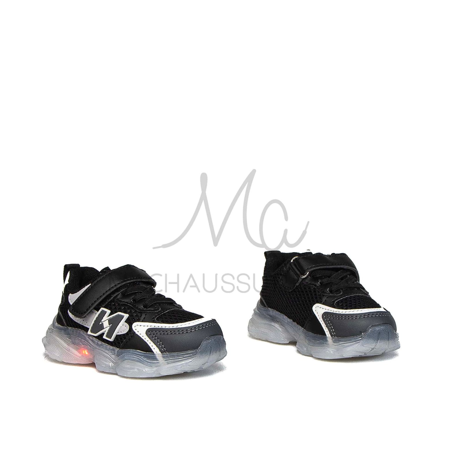Jad – Baskets enfants en Noir.