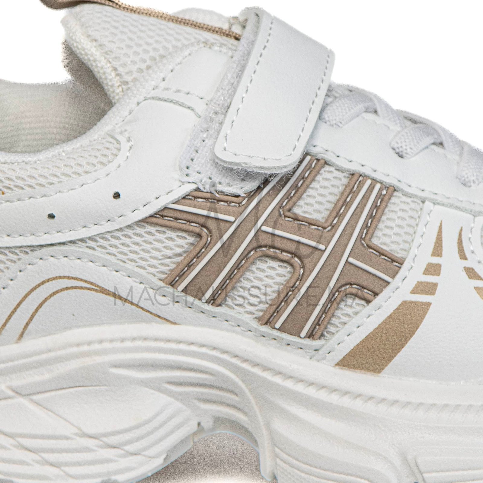 FlexRun – Baskets enfants en Kaki.