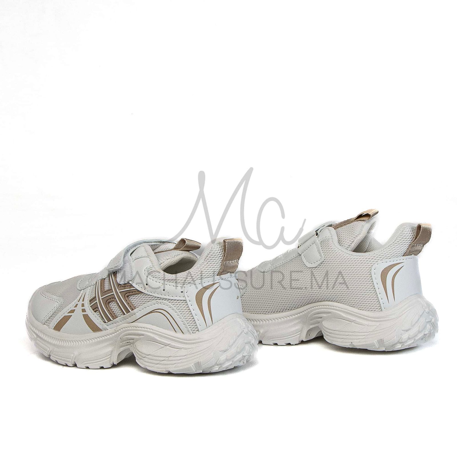 FlexRun – Baskets enfants en Kaki.