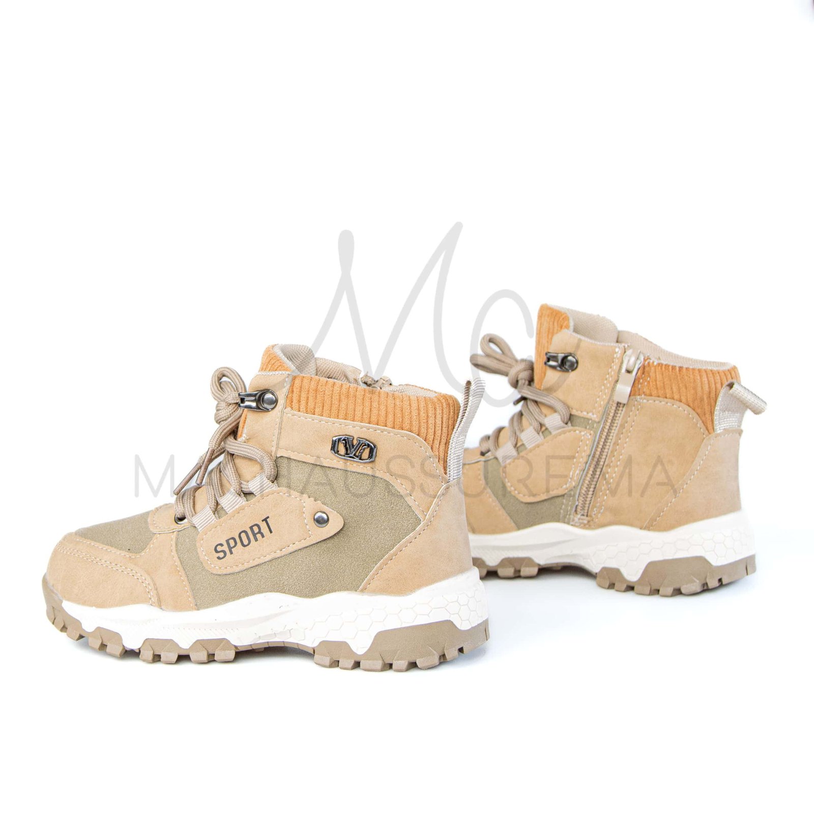 Winner – Bottines garçon en Kaki.