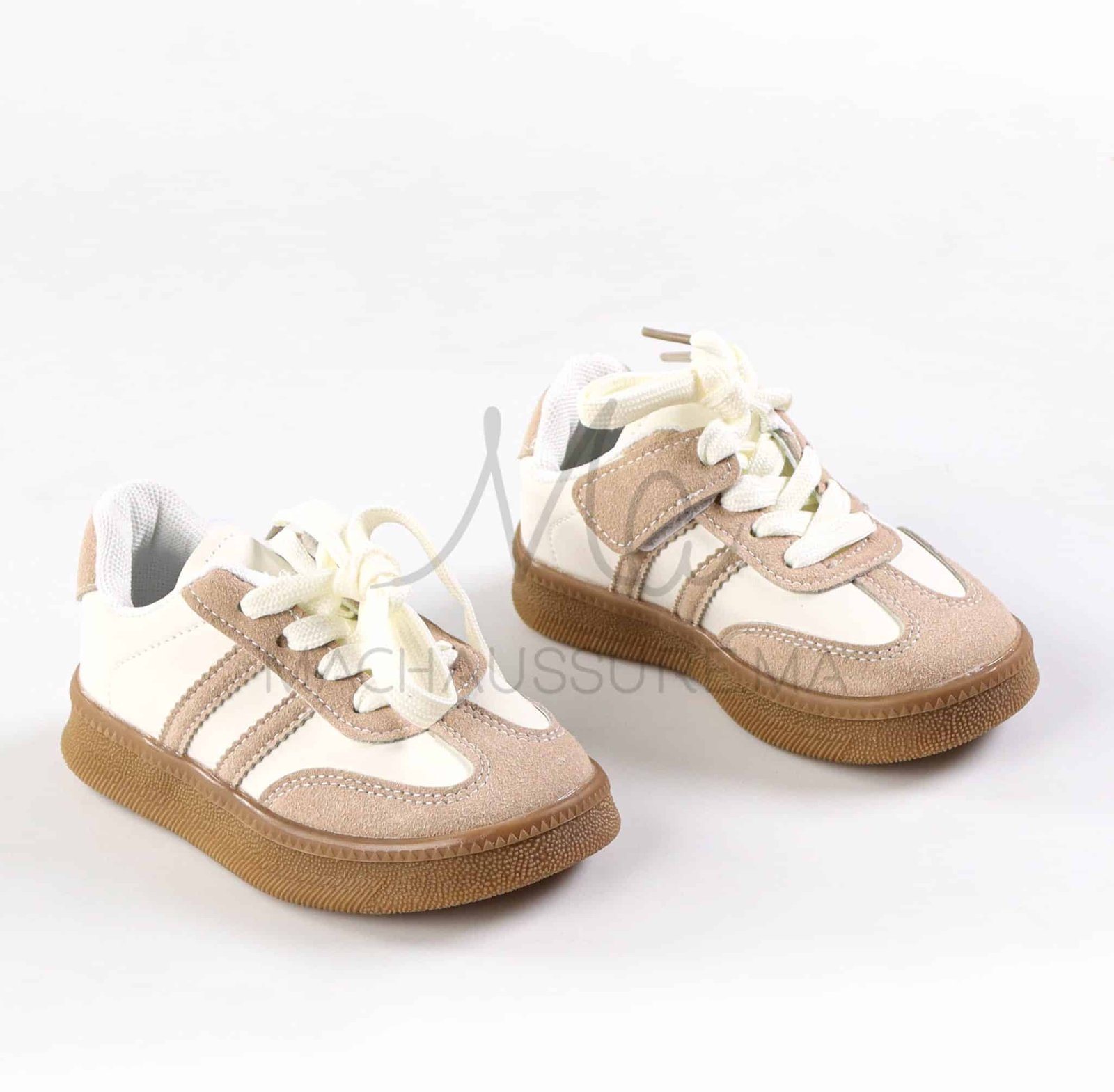 SkySteps - Baskets Enfants en Kaki.