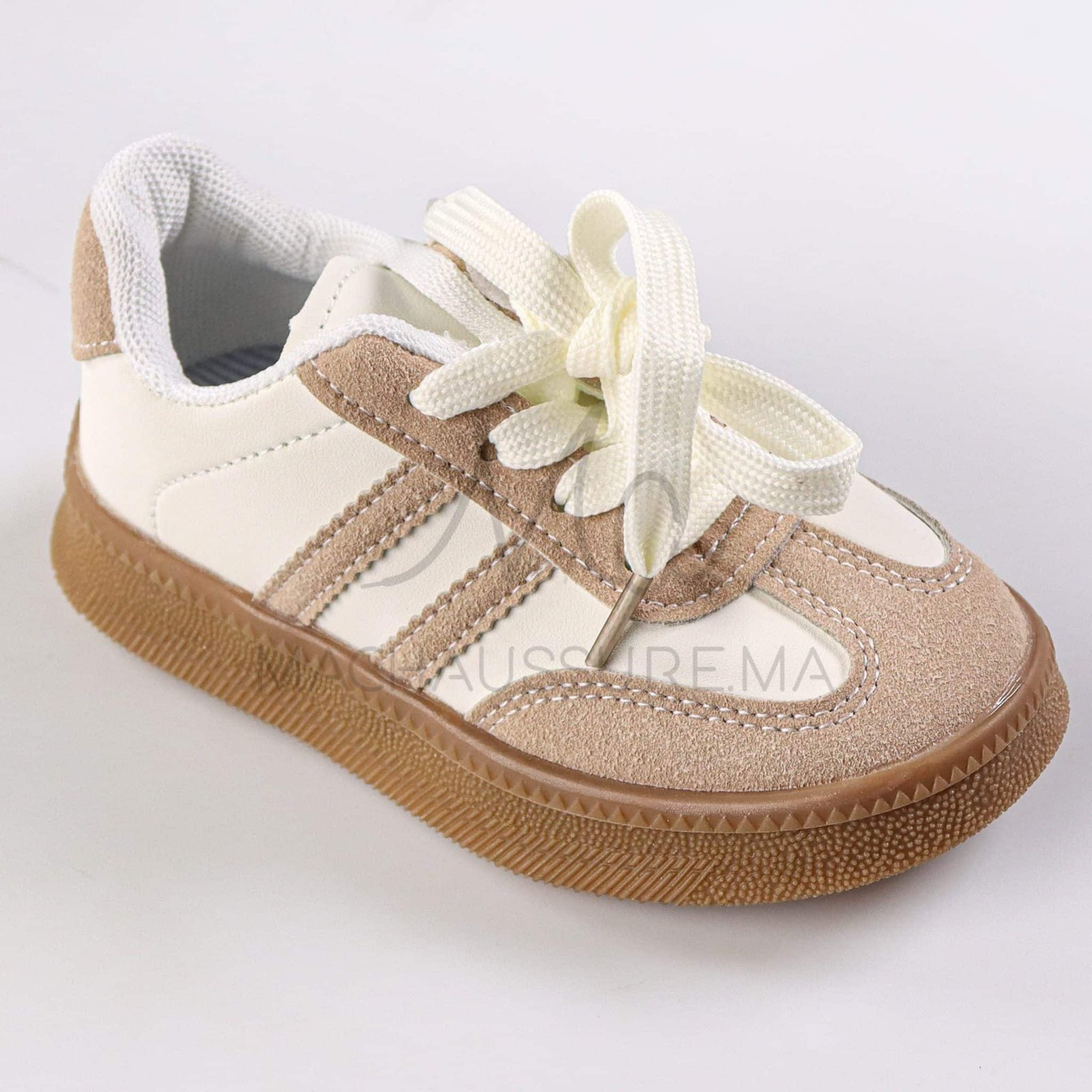 SkySteps - Baskets Enfants en Kaki.