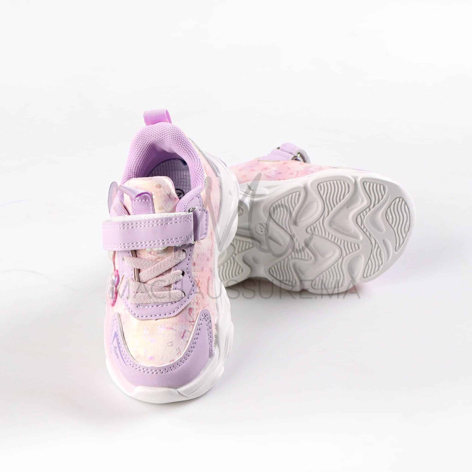 GlowFairy - Baskets enfants en Mauve.