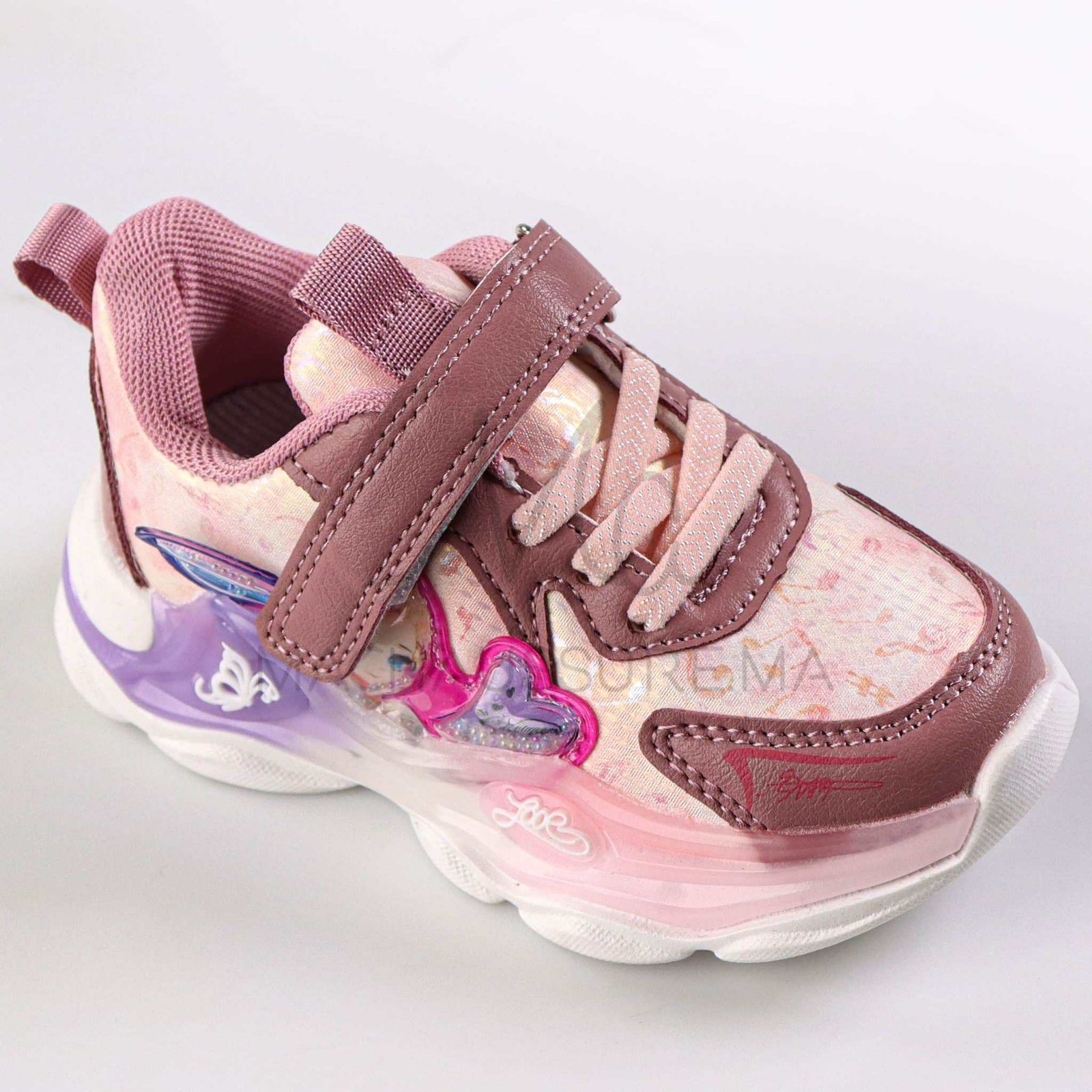 GlowFairy - Baskets enfants en Rose.