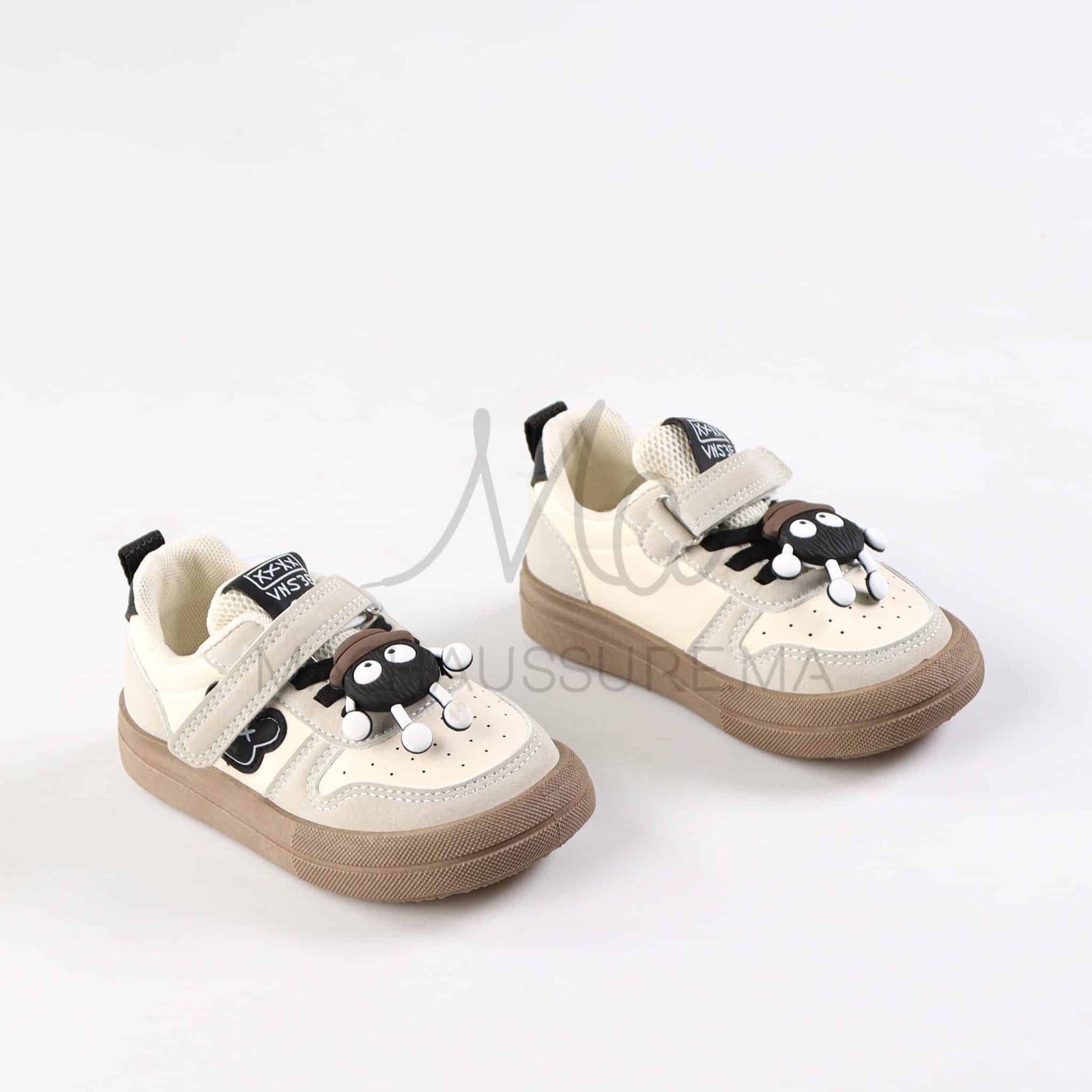 EdgeKick - Baskets Enfants en Noir.