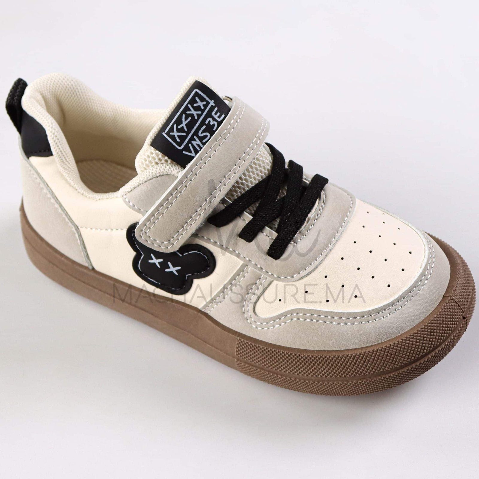 Kickster - Baskets enfants en Noir.