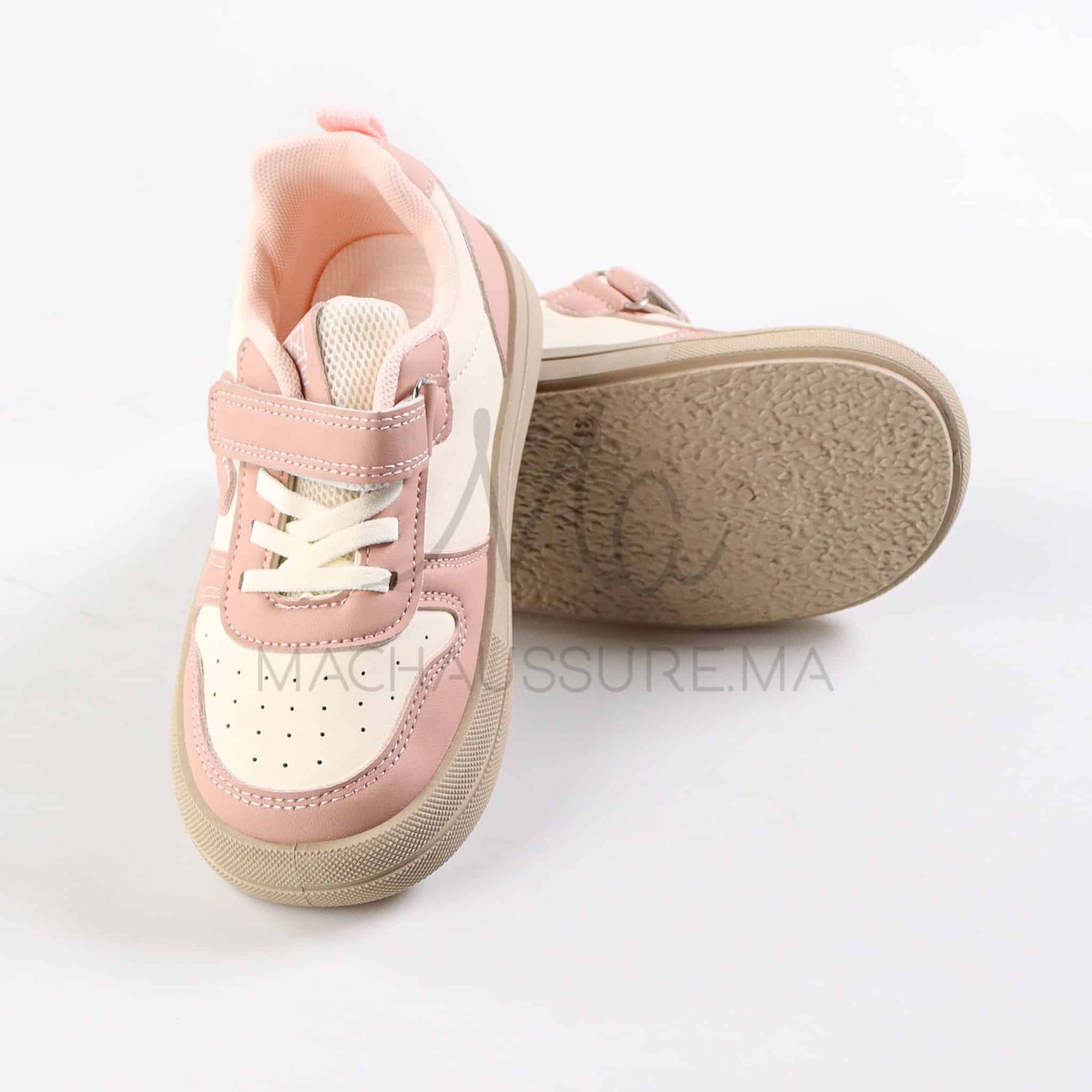 Kickster - Baskets enfants en Rose.