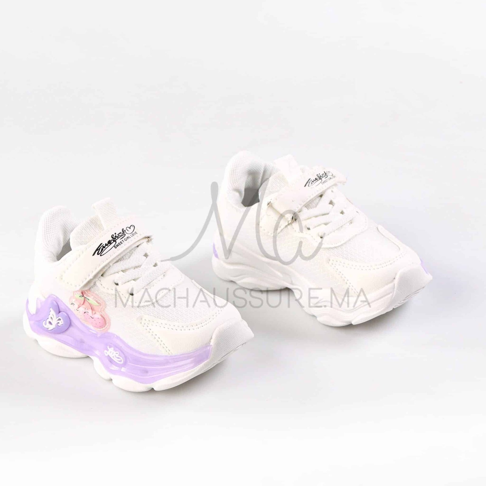 ShinyFairy - Baskets Enfants en Mauve.
