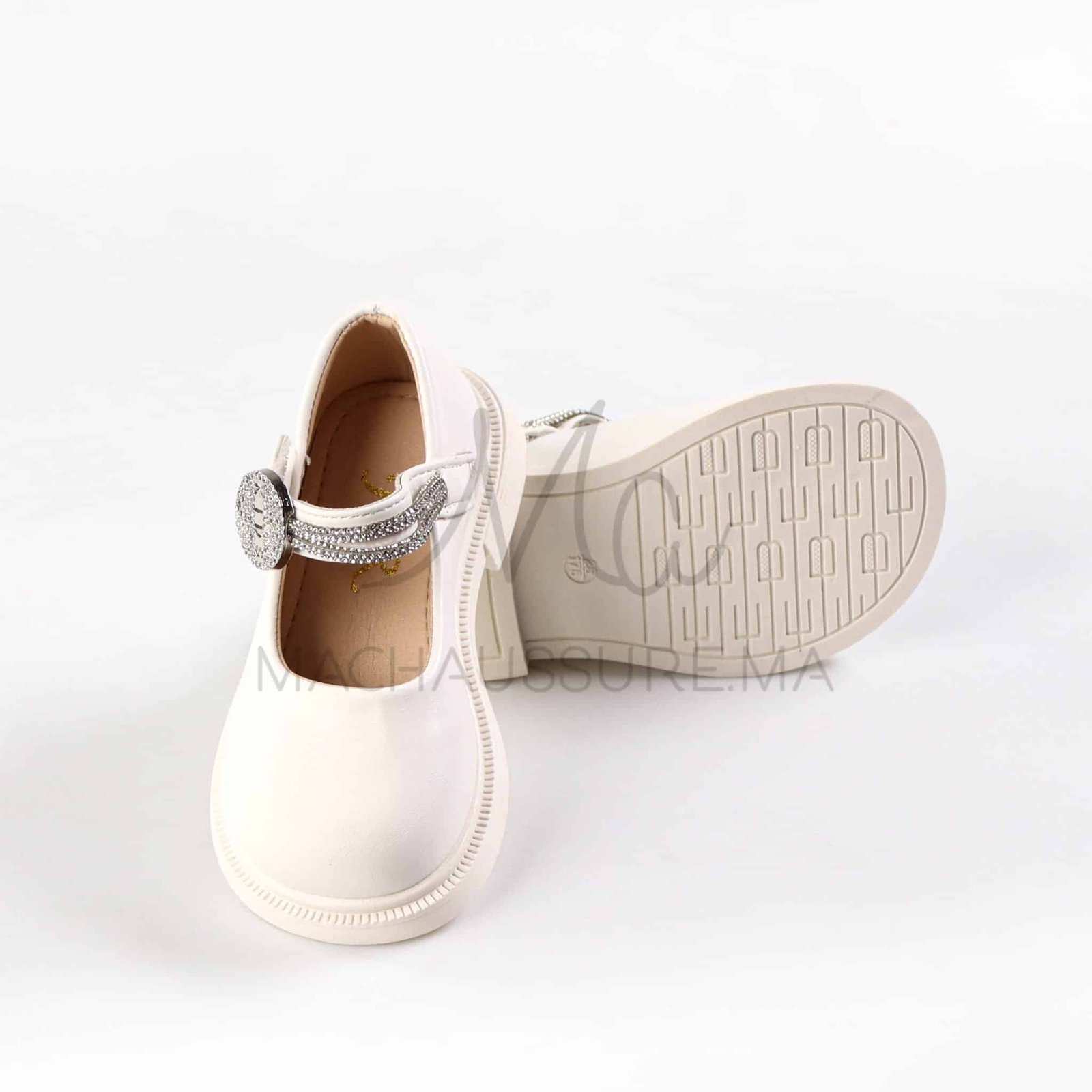 SoftBloom - Basllerines fille en Blanc.