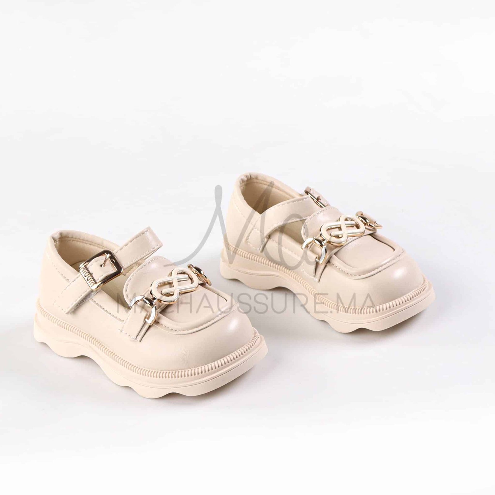 ChicPetal - Ballerines fille en Beige.
