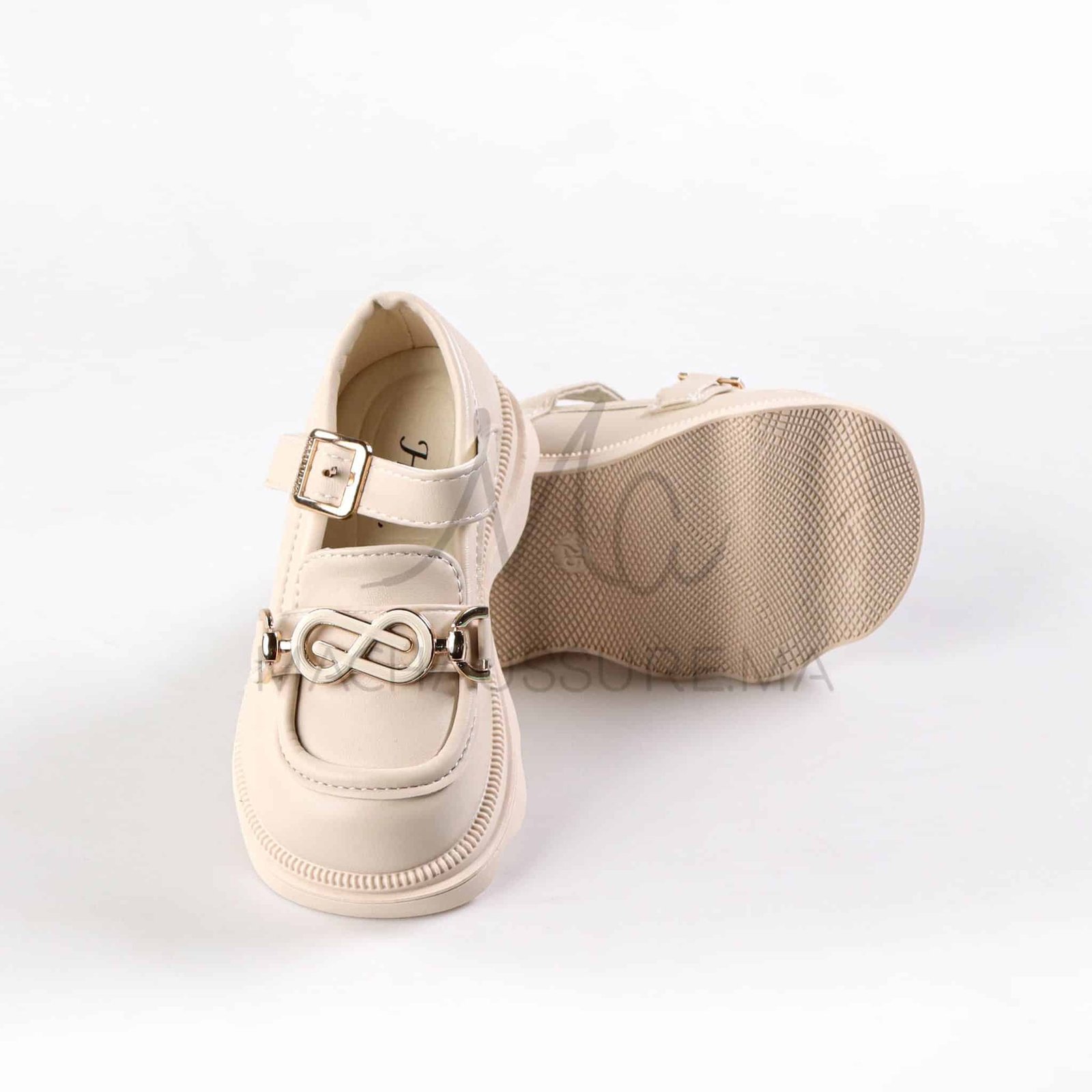 ChicPetal - Ballerines fille en Beige.