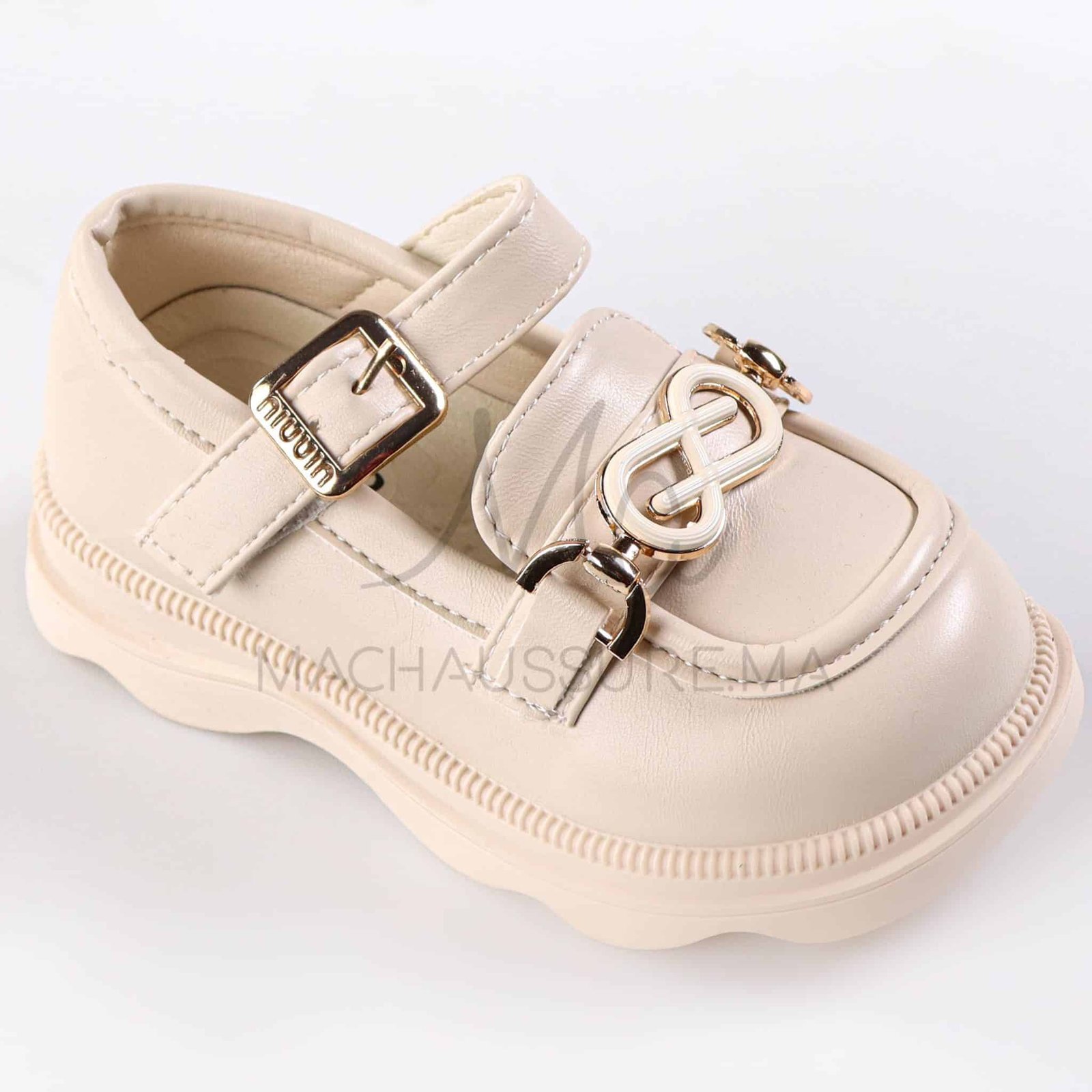 ChicPetal - Ballerines fille en Beige.
