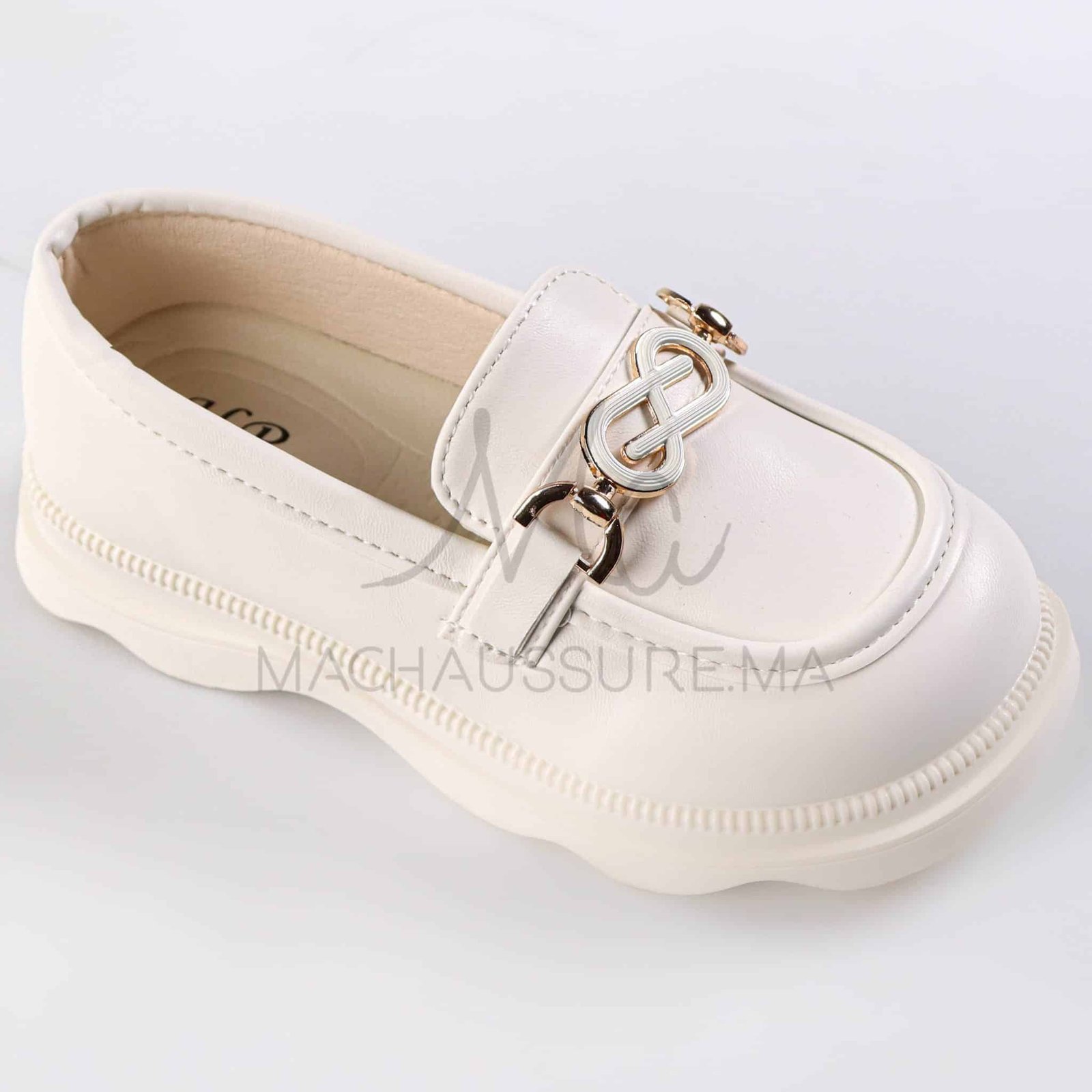 ChicPetal - Ballerines fille en Blanc.