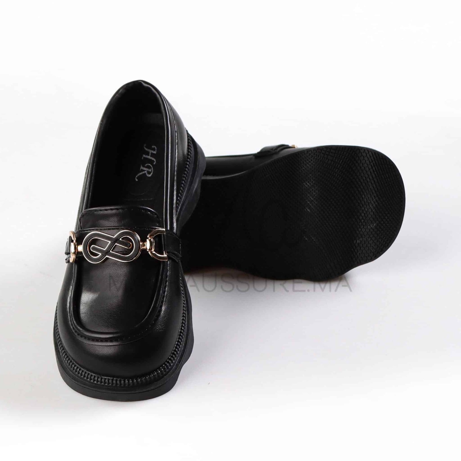 ChicPetal - Ballerines fille en Noir.
