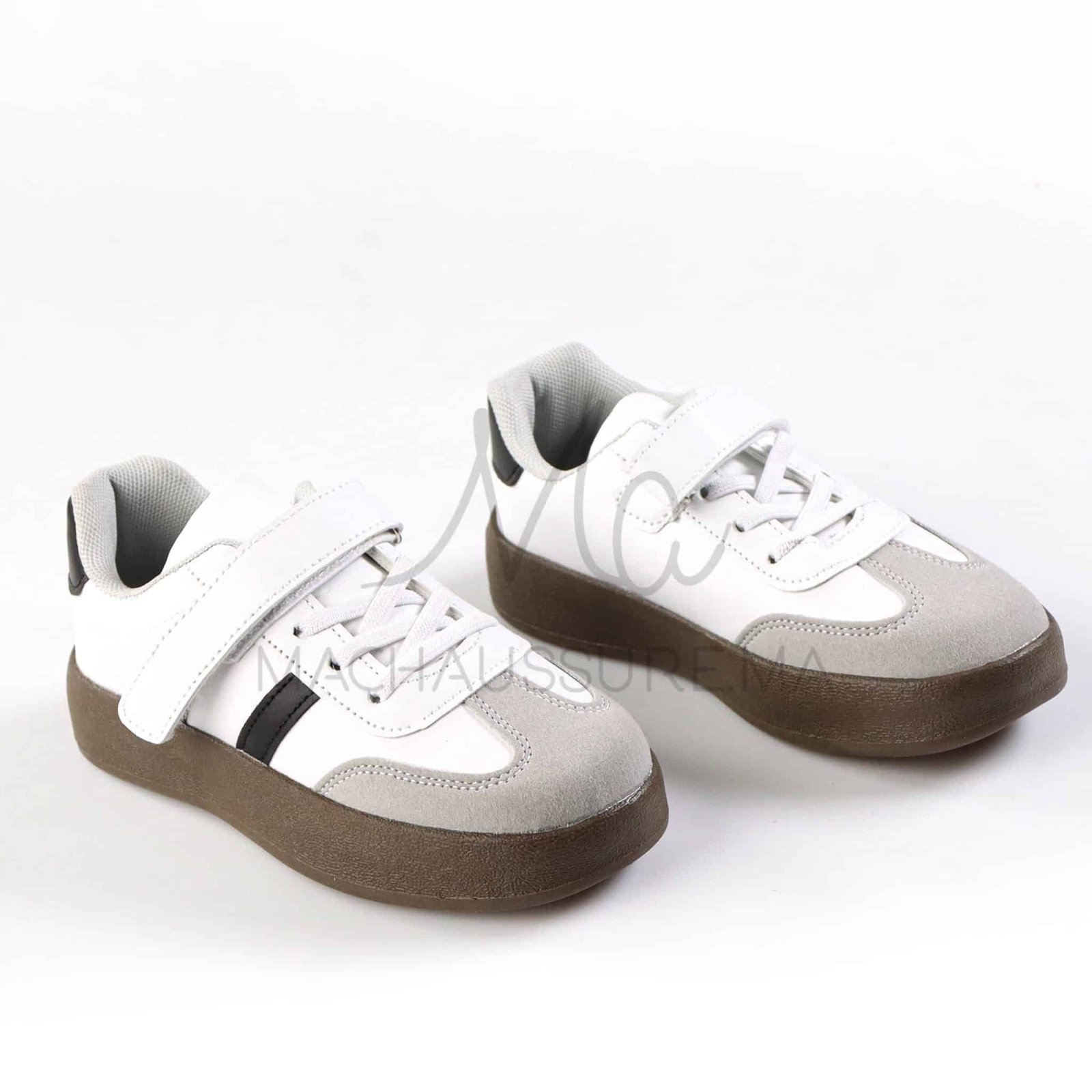 WildSprint - Baskets Enfants en Blanc.