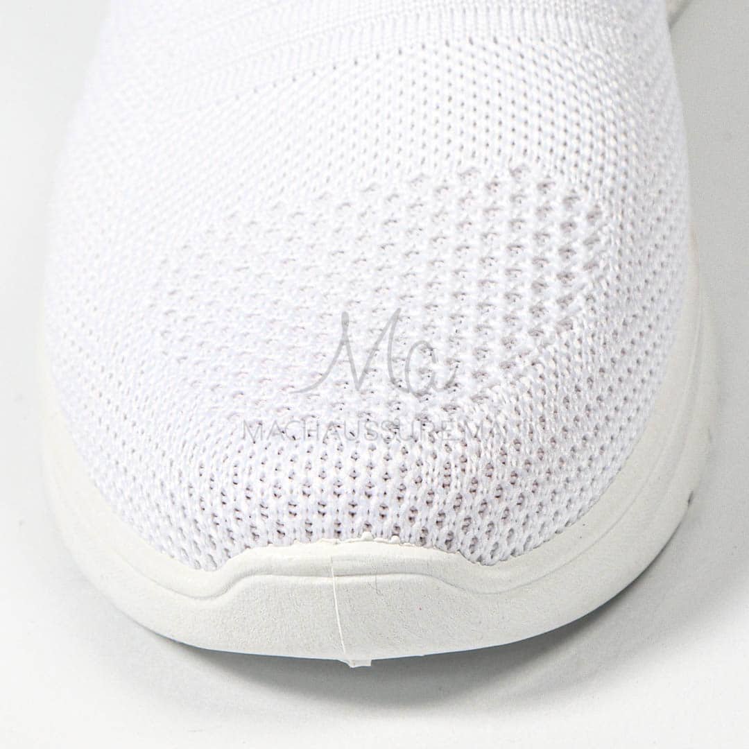 Spedy – Baskets Respirantes en Blanc.