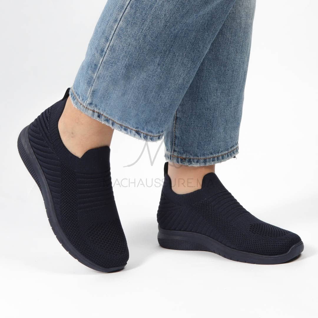 Spedy – Baskets Respirantes en Bleu.