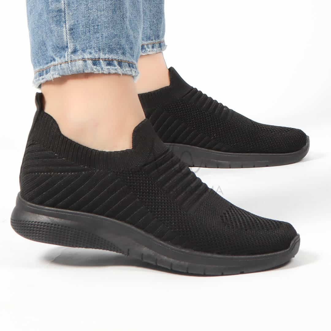 Spedy – Baskets Respirantes en Noir.