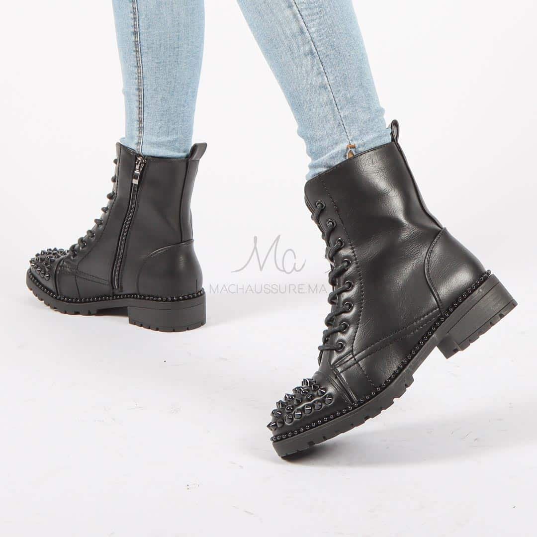 ELODIE - Bottines en Noir.
