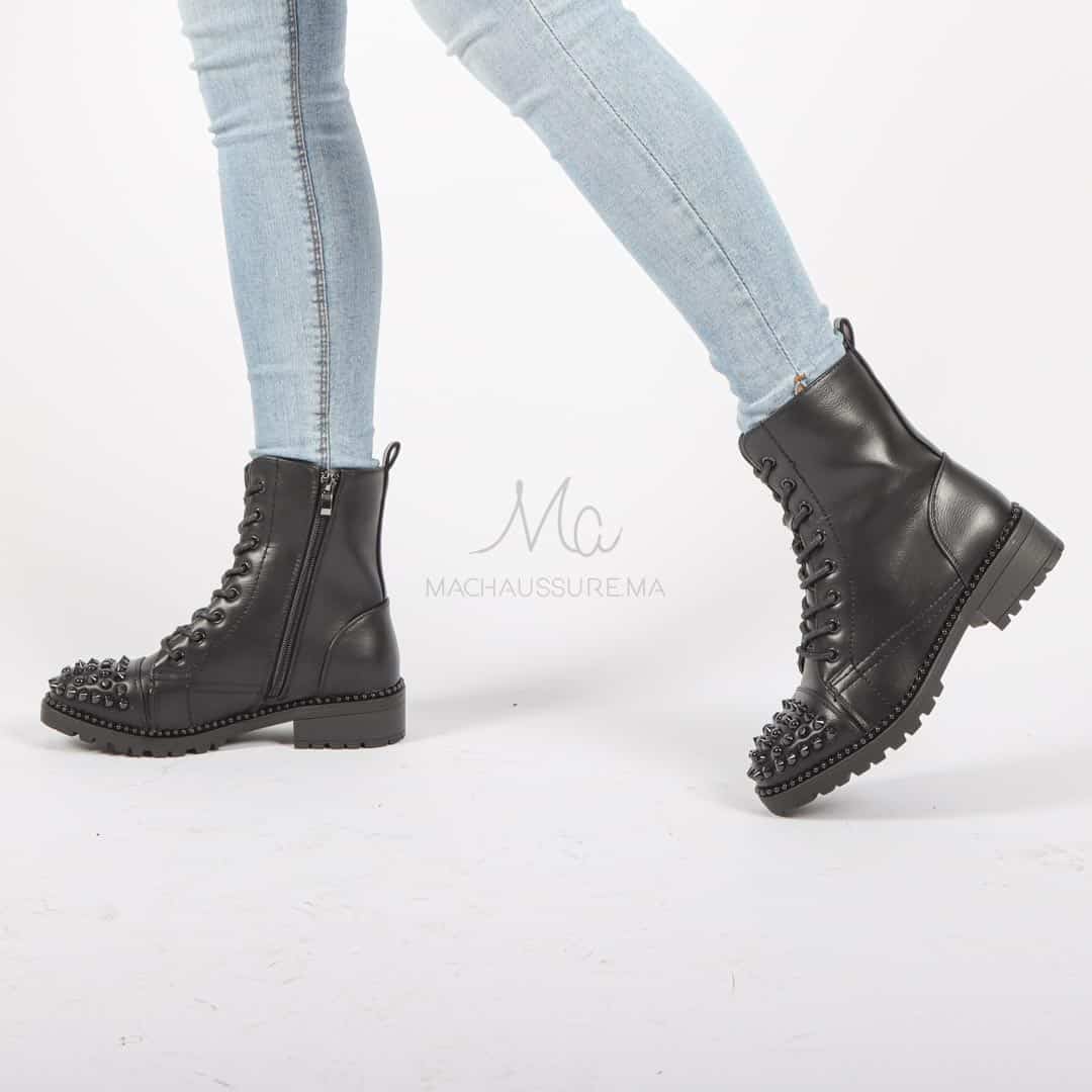 ELODIE - Bottines en Noir.