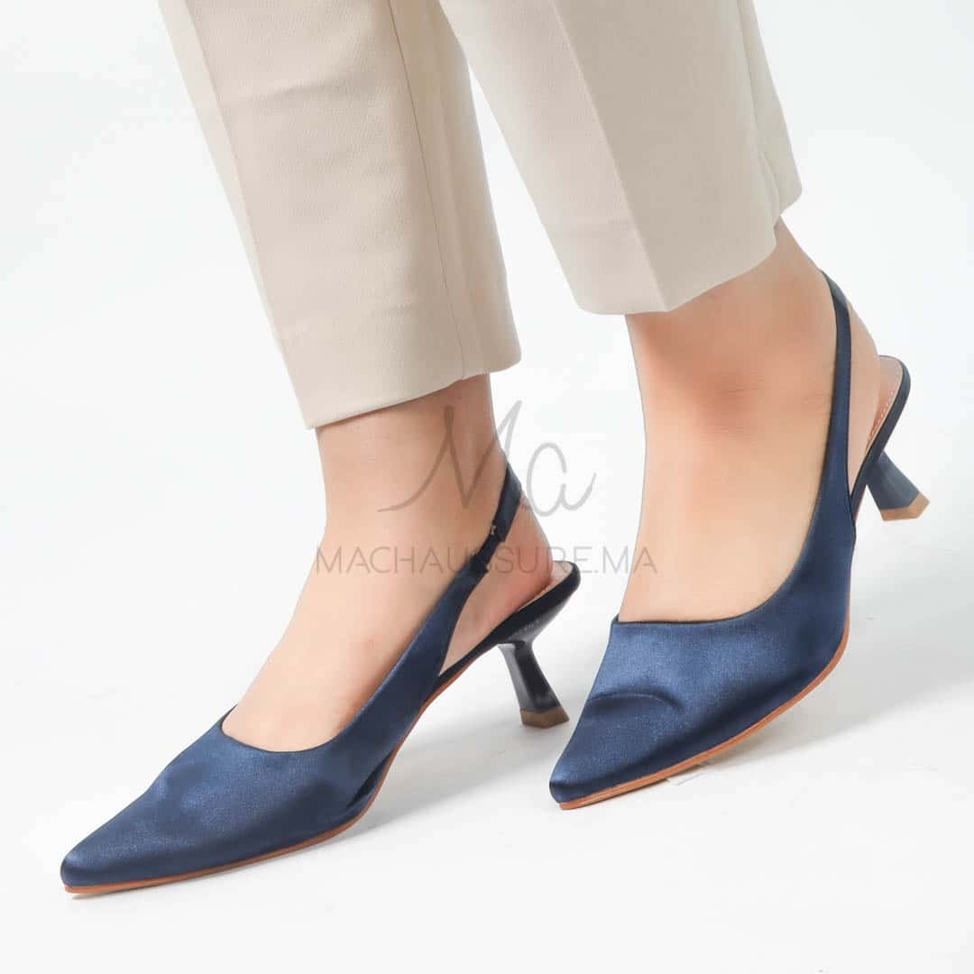 Béryl - Escarpins femmes en Bleu.