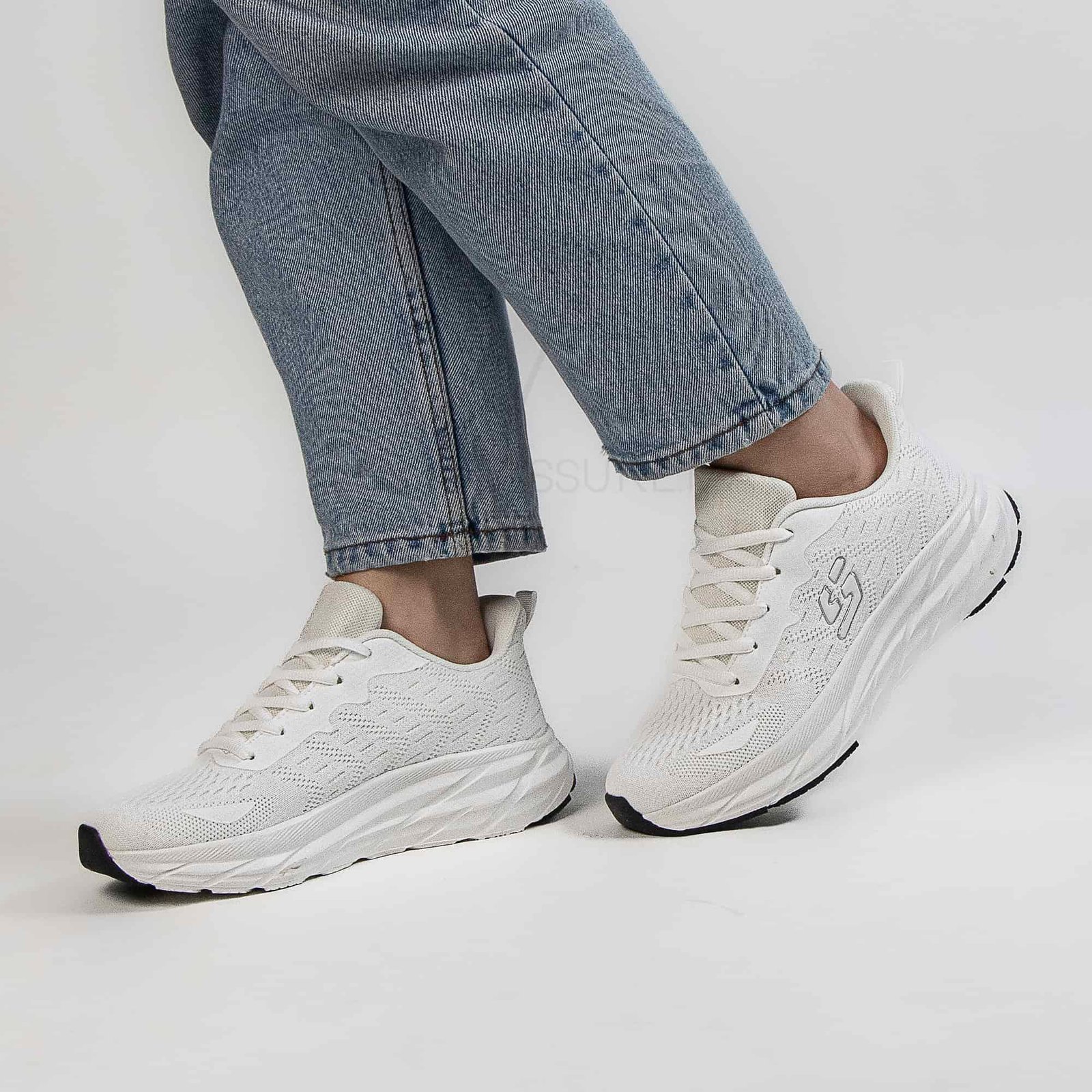 FlexyFit – Baskets Confortable en Blanc.