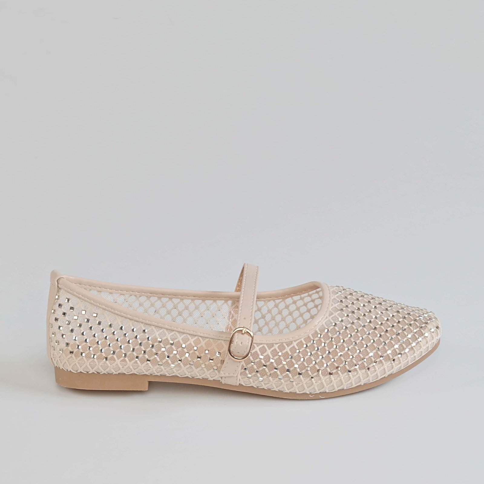 LAVANDE – Ballerines Femmes en Beige.