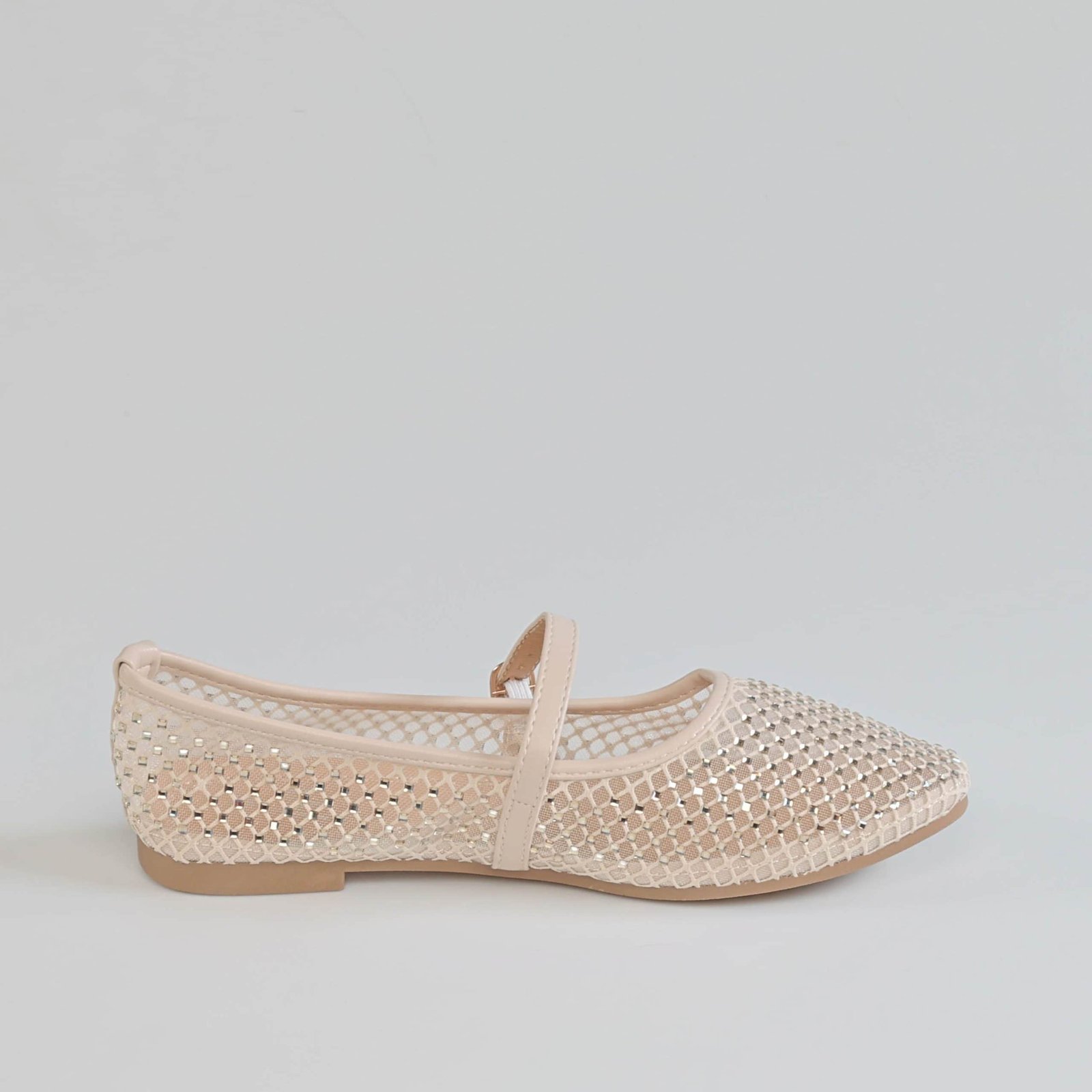 LAVANDE – Ballerines Femmes en Beige.