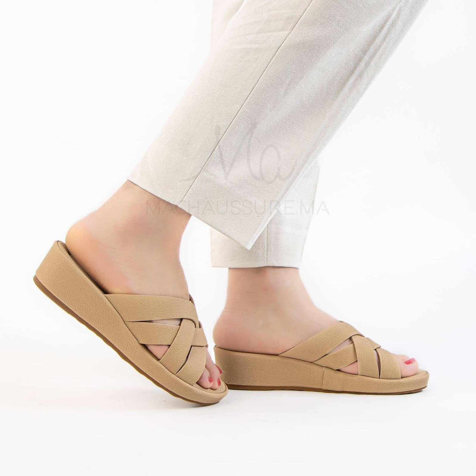 Josefina – Sandales confortables femmes en Kaki.