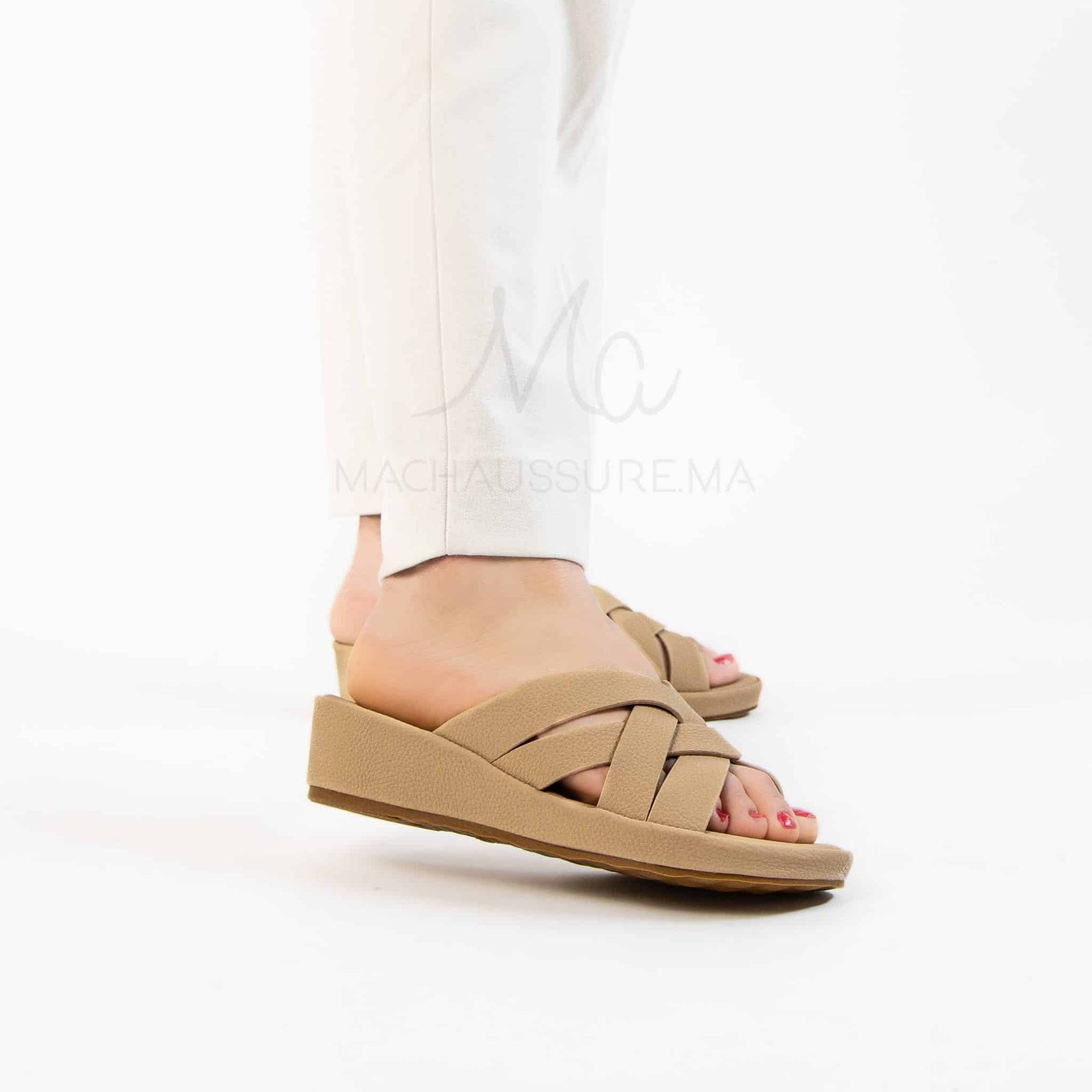 Josefina – Sandales confortables femmes en Kaki.