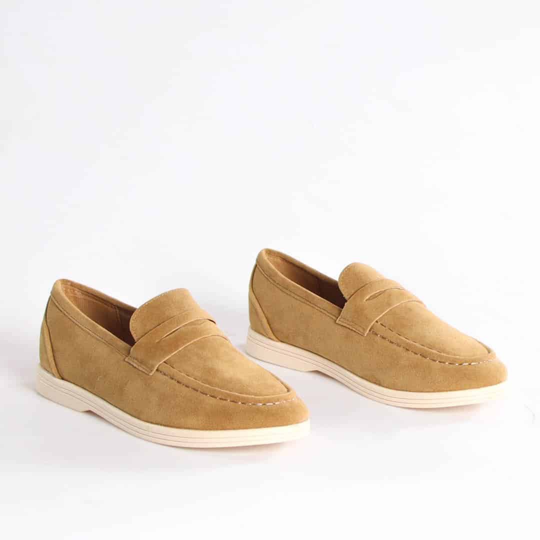 Wael – Mocassins Enfant en Tabac.