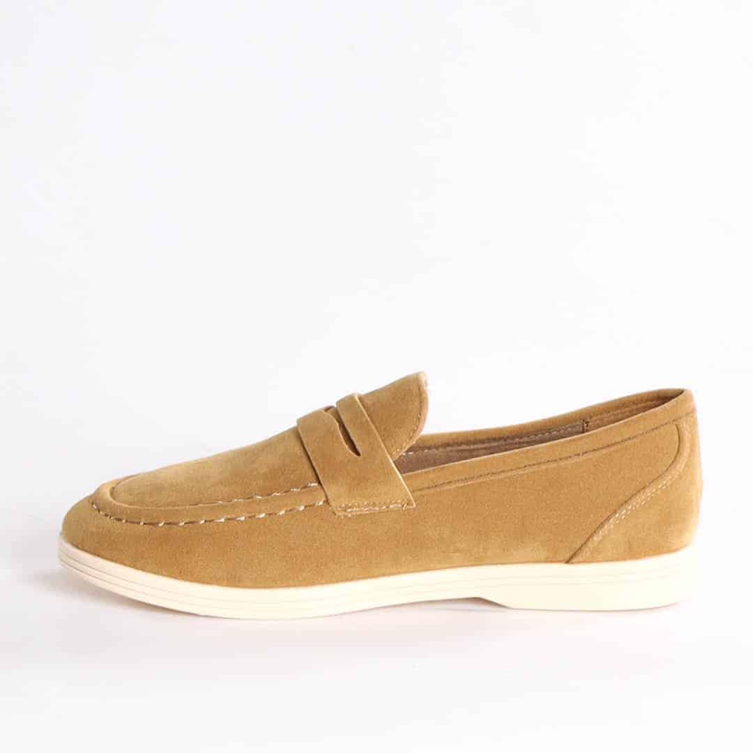 Wael – Mocassins Enfant en Tabac.