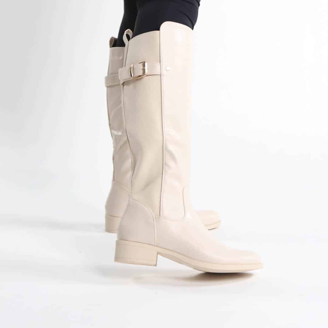 NOHA – Bottes Femmes en Beige.