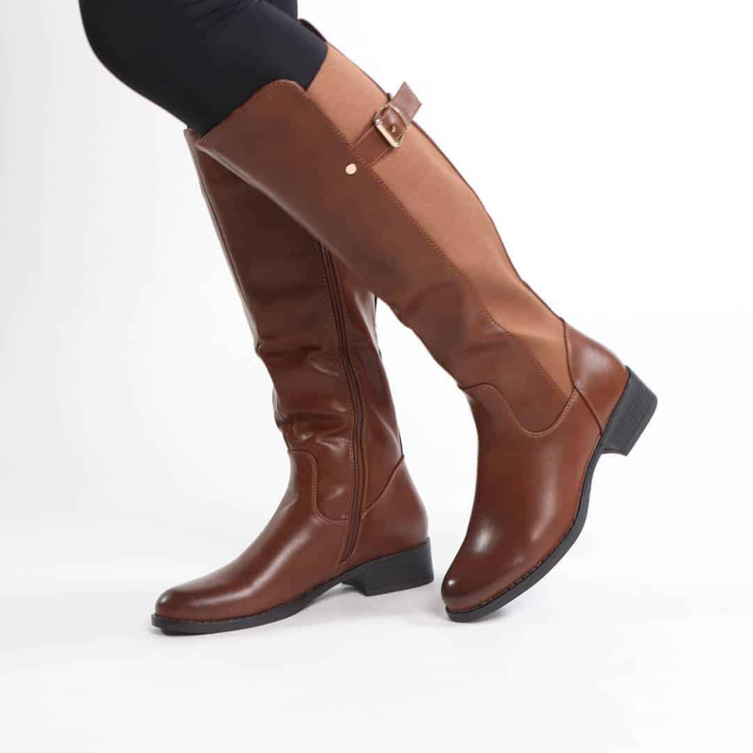 NOHA – Bottes Femmes en Tabac.