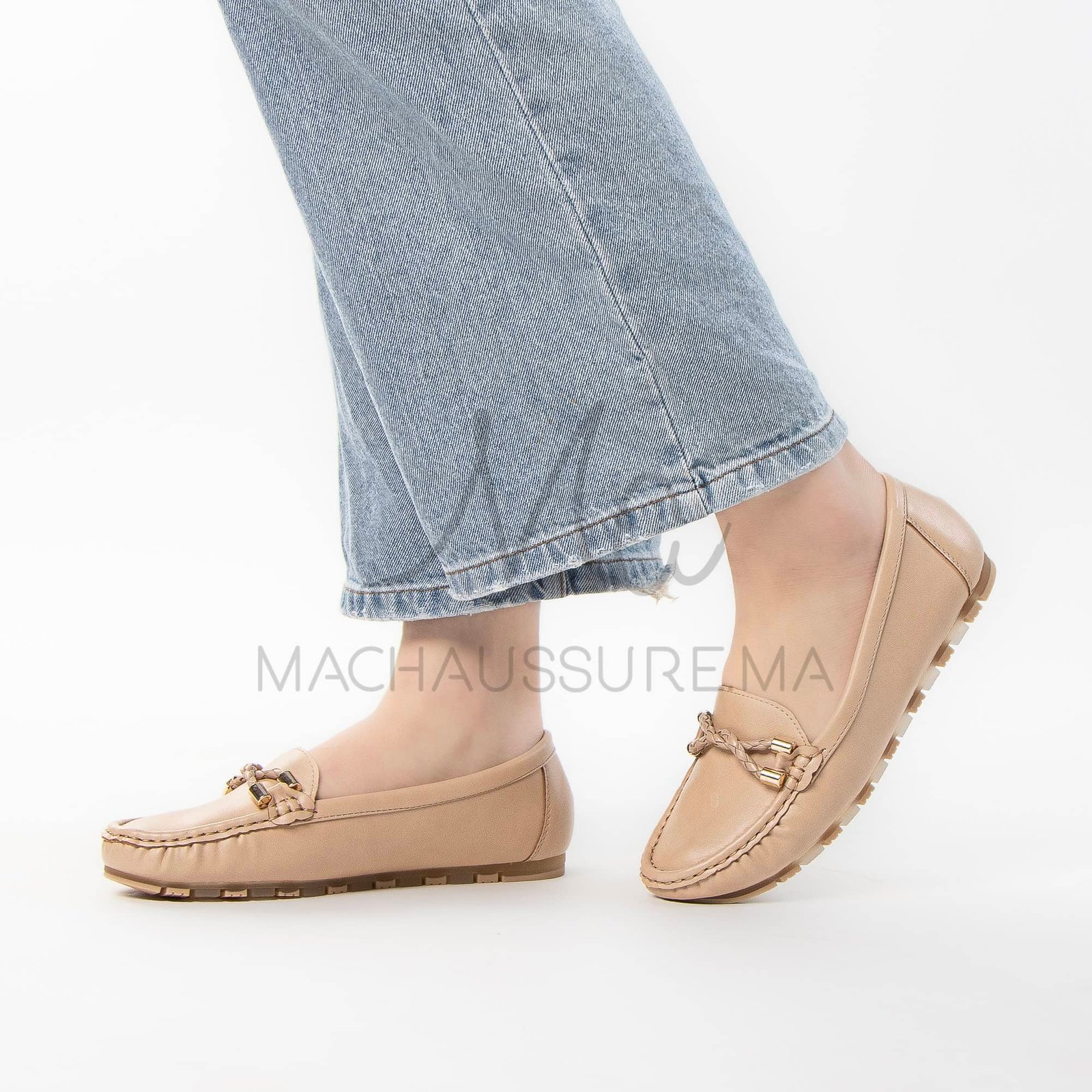 Firenze – Mocassins Femmes en Kaki.
