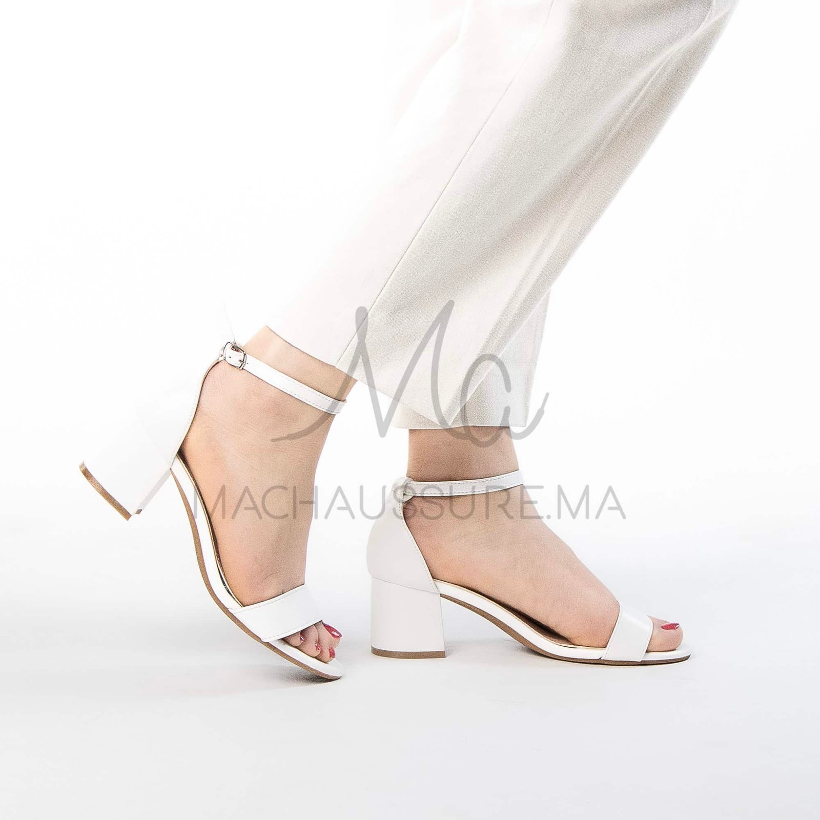 Altura – Sandales Soirée en Blanc.