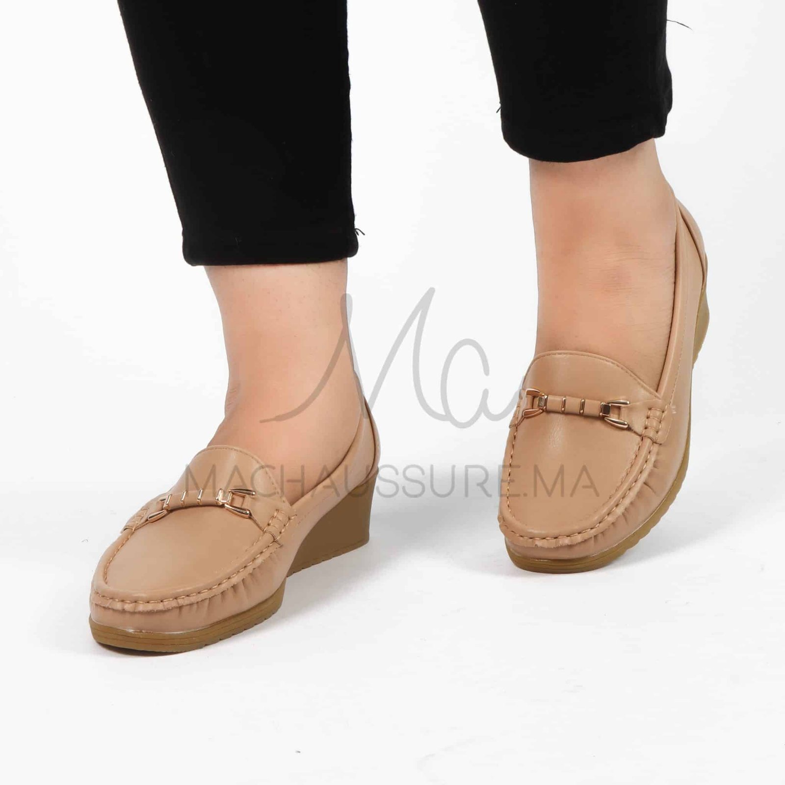 Seigneuresse – Mocasins Femmes en Kaki.