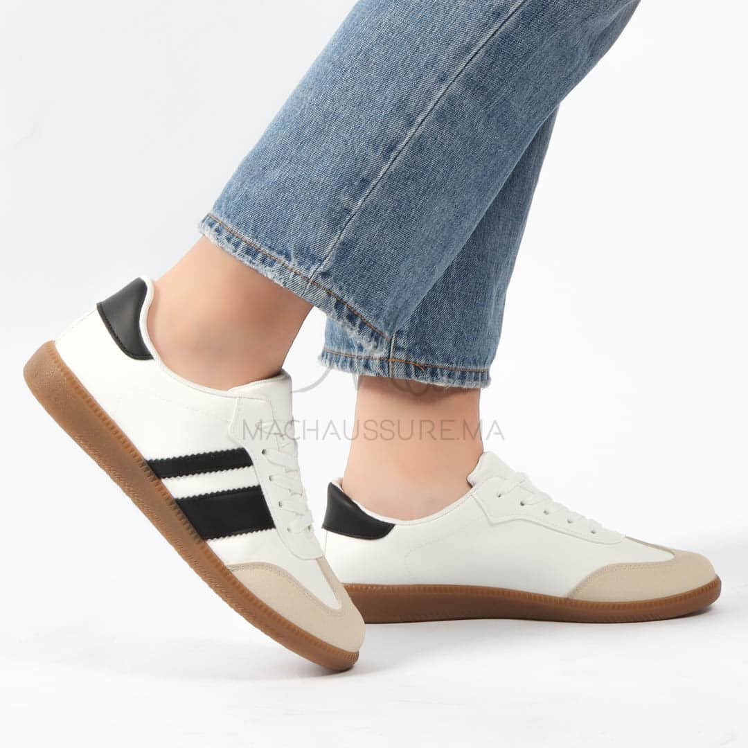Fella – Baskets femmes en Blanc.